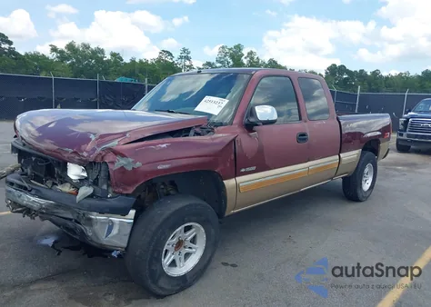 1999 Chevrolet Silverado 1500 Ls из США, поврежденный, VIN 2GCEK19T8X1288500